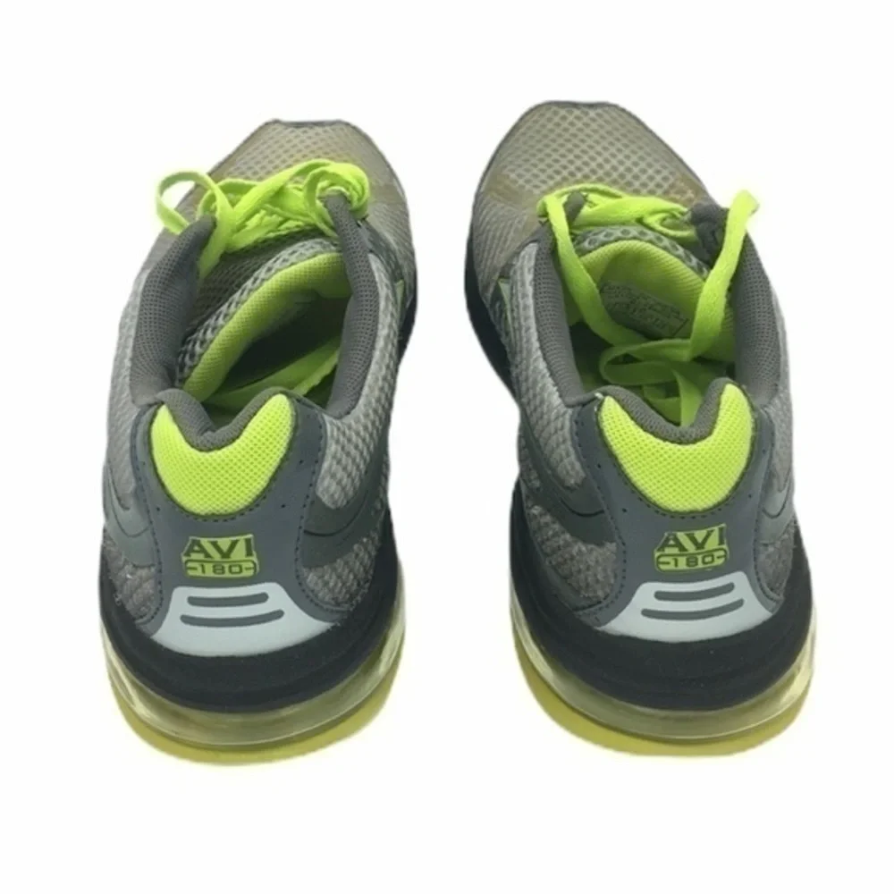 AVIA 180 mens gray and green athletic shoes
